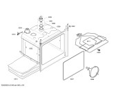 Схема №1 HBN101550A с изображением Панель управления для духового шкафа Bosch 00663643