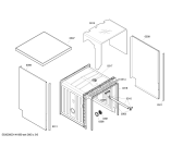 Схема №1 SGS45M42II с изображением Столешница для электропосудомоечной машины Bosch 00144748