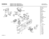 Схема №1 WM40010DC SIWAMAT PLUS 4001 с изображением Панель управления для стиральной машины Siemens 00278483