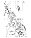Схема №1 AWM 802 с изображением Ручка (крючок) люка для стиральной машины Whirlpool 481949869941