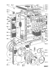 Схема №2 WTE 9732/1 A WS с изображением Декоративная панель для стиральной машины Whirlpool 481245219567