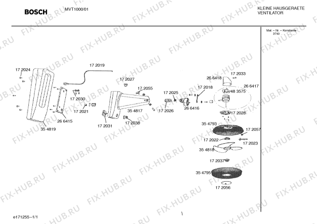 Схема №1 MVT1000 с изображением Цоколь для электромультиварки Bosch 00354819