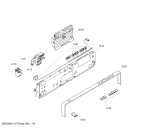 Схема №2 SE66T372AU с изображением Рамка для посудомоечной машины Siemens 00448643