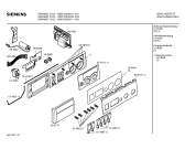 Схема №1 WM51030II SIWAMAT 5103 с изображением Панель управления для стиралки Siemens 00299028