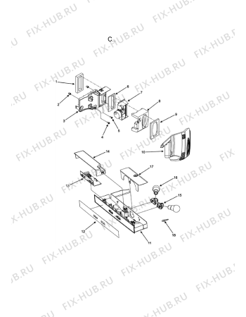 Схема №5 AB2526PEKW с изображением Шуруп Whirlpool 482000020062