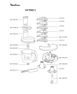 Схема №4 AAT746(1) с изображением Часть корпуса для кухонного измельчителя Moulinex MS-5980663