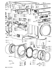 Схема №1 AWM 9110 BS с изображением Лючок для стиралки Whirlpool 480111103597