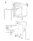 Схема №2 GS 6971 IN с изображением Панель для посудомойки Whirlpool 482000008445