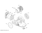 Схема №2 BGS41434 Bosch GS-40 с изображением Крышка для электропылесоса Bosch 00753635