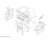 Схема №3 HSC64I80EQ P2I 56 PISO INOX GE 220V с изображением Держатель для плиты (духовки) Bosch 00144869