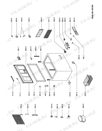 Схема №1 AFG0731G (F092287) с изображением Дверь для холодильника Indesit C00341332