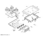 Схема №1 ET4BY56 с изображением Конфорка для духового шкафа Bosch 00498230