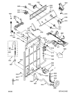 Схема №6 3LBR8255EQ AWM 942 с изображением Обшивка для стиралки Whirlpool 481245210226