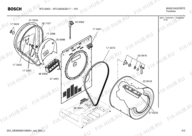 Схема №1 WTA3003AU Maxx WTA3003 с изображением Контрольная лампа для электросушки Bosch 00422731