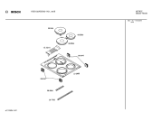 Схема №3 HN28220SF с изображением Планка для плиты (духовки) Bosch 00287833