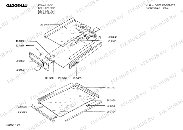 Схема №4 IK520029 с изображением Стартовый узел для холодильной камеры Bosch 00166980