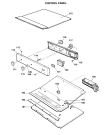 Схема №1 D120EW (F031638) с изображением Панель для духового шкафа Indesit C00224770