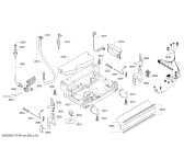 Схема №2 SMS40T32UK с изображением Силовой модуль запрограммированный для посудомоечной машины Bosch 00750504