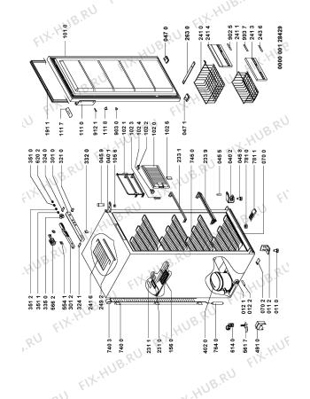 Схема №1 CVT 3330 с изображением Испаритель для холодильной камеры Whirlpool 481251138111