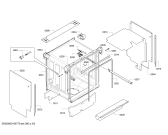 Схема №3 SMI65M56EU с изображением Набор кнопок для посудомоечной машины Bosch 00621621