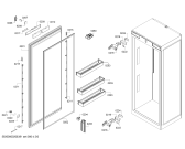 Схема №2 T36IF900SP, Thermador с изображением Дверь для холодильника Bosch 00717209