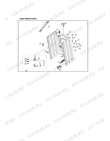 Схема №1 WM105V с изображением Микромодуль для стиральной машины Whirlpool 482000016485