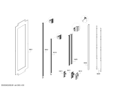 Схема №3 T36IF900SP, Thermador с изображением Дверь для холодильника Bosch 00717209
