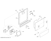 Схема №2 SMI85M45DE Exclusiv с изображением Панель управления для электропосудомоечной машины Bosch 00708223