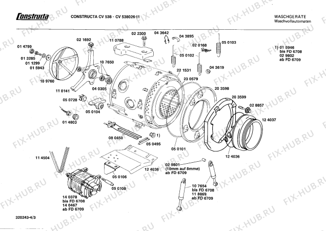 Схема №2 WV27300261 SIWAMAT 273 с изображением Вкладыш в панель для стиралки Siemens 00085256