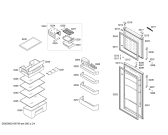 Схема №1 KDN32X73 с изображением Дверь морозильной камеры для холодильной камеры Bosch 00686103