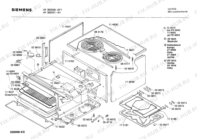 Схема №1 HF362031 с изображением Переключатель для микроволновки Siemens 00026652