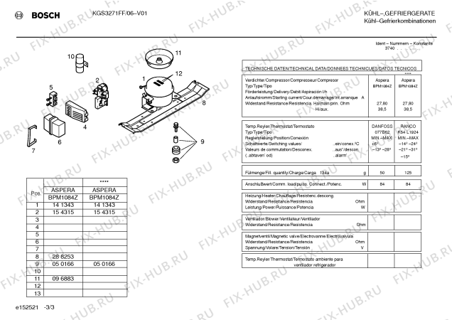 Схема №3 KGS3271FF с изображением Декоративная панель для холодильника Bosch 00289754