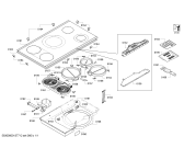 Схема №1 NET8666SUC Bosch с изображением Стеклокерамика для плиты (духовки) Bosch 00770948