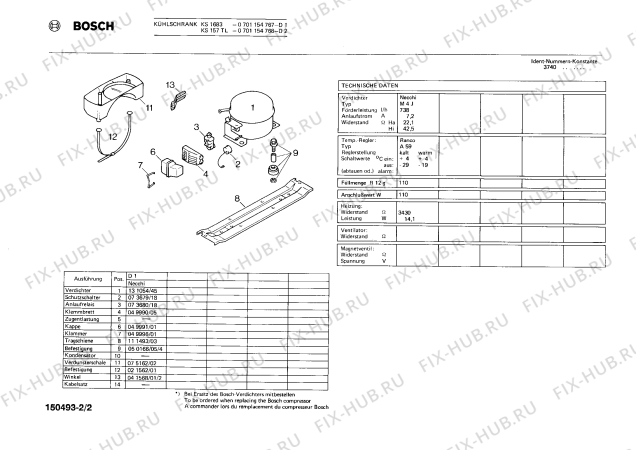 Взрыв-схема холодильника Bosch 0701154768 KS157TL - Схема узла 02