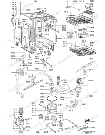 Схема №2 ADG 698 FD с изображением Обшивка для посудомоечной машины Whirlpool 480140101337