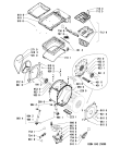 Схема №2 EV 845 с изображением Микропереключатель для стиралки Whirlpool 481228219235