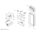 Схема №1 KI3VWH6 K131 с изображением Поднос для холодильника Bosch 00449305