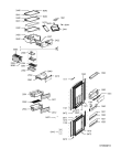 Схема №1 WBS 4335 NFW с изображением Дверь для холодильника Whirlpool 480132102253