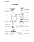 Схема №1 CT380810/6MB с изображением Корпусная деталь для электрокофеварки Rowenta SS-202721