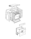 Схема №2 LMFW60F с изображением Модуль (плата управления) для плиты (духовки) DELONGHI 51BF605S.3