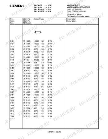 Схема №10 FM762Y6FF с изображением Инструкция по эксплуатации для жк-телевизора Siemens 00531333