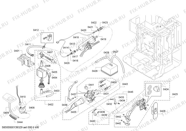 Схема №1 TK73501DE EQ.7 / L·SERIES с изображением Противень для электрокофеварки Bosch 00646954
