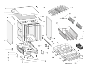 Схема №1 DDFG26B17SEU (F100184) с изображением Панель управления для посудомоечной машины Indesit C00387152