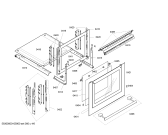 Схема №2 HB754550F с изображением Фронтальное стекло для плиты (духовки) Siemens 00471938