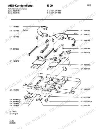 Схема №1 S3630-4 KGE с изображением Криостат для холодильника Aeg 8996711597204