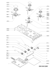 Схема №1 AKS 325/IX с изображением Переключатель для духового шкафа Whirlpool 480121101096