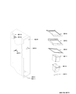 Схема №3 WSF5574 A+NX с изображением Дверь для холодильной камеры Whirlpool 481050206713