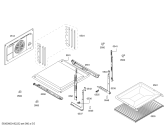 Схема №1 3HB516XM H.BA.NP.C2D.IN.CARRO.ML/.X.E0_TIF/ с изображением Передняя часть корпуса для духового шкафа Bosch 00796621
