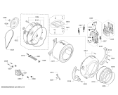 Схема №4 WLL2426SOE с изображением Корпус для стиральной машины Bosch 00717921