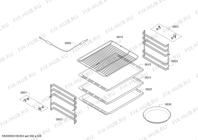 Взрыв-схема плиты (духовки) Siemens HB63A1521S Siemens - Схема узла 06